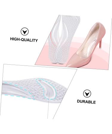 4 Pairs Non-Slip Massage Mat Insoles for Women | Heel Cushion Pads & Protectors for High Heels | Comfort Shoe Inserts - Buy Online on GoSupps.com