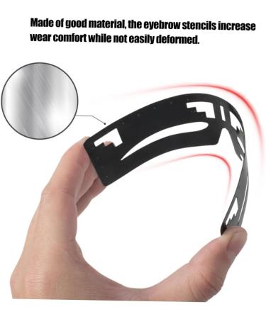 Balacoo Eyebrow Marker Eyebrow Design Eyebrow Card Makeup Stencil Eyebrow Template Stencils Eyebrow Stencil Girl Tool - Buy Online on GoSupps.com