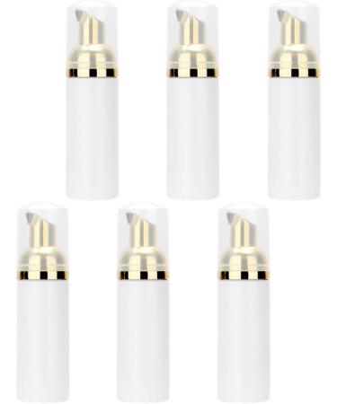 Plastic Airless Pump Bottles Refillable Lottion Bottle Soap Dispenser for Travel 6PCS(Gold) - Buy Online on GoSupps.com