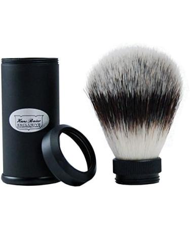 Buy Hans Baier Exclusive Travel Shaving Brush Kit - Silvertip Synthetic Vegan | International Shipping Available - Buy Online on GoSupps.com