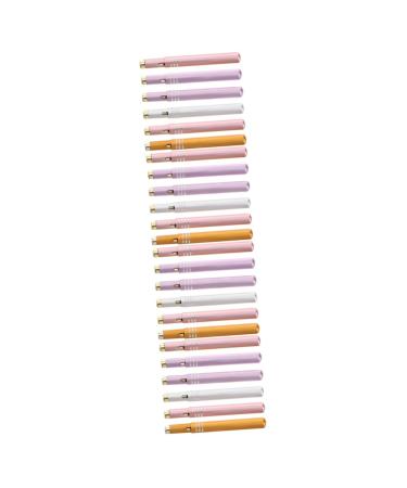 24 Pcs Retractable Lip Brush Eyeshadow Applicator Lipstick Brush Lip Scrub Brush Portable Lipstick Applicator Eyeshadow Brush Reusable Lip Brush Lip Balm Brush Lip Exfoliator Brush