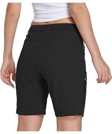 VAYAGER Women's Lightweight Hiking Cargo Shorts Black 3X-Large - Quick Drying & Zipper Pockets - Buy Online on GoSupps.com