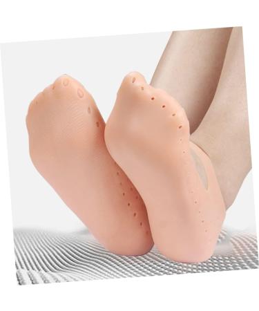 FOMIYES 6 Pairs Foot Softening Socks Elastic Boat Socks Silicone Heel Protectors Plantar Inserts Heel Socks for Cracked Heels Room Socks Shoe Pads for High Heels Spa Jacket - Buy Online on GoSupps.com