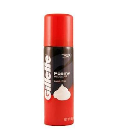 Product Of Gillette Foamy Shave Foam Regular Count 1 - Soap/Body Wash/Shaving Creams / Grab Varieties & Flavors