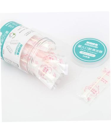 Goohochy Newborn Toothbrush | Disposable Baby Tongue Brush & Cleaner | 30th Interfections Gauze Toothbrush for Gentle Oral Care - Buy Online on GoSupps.com