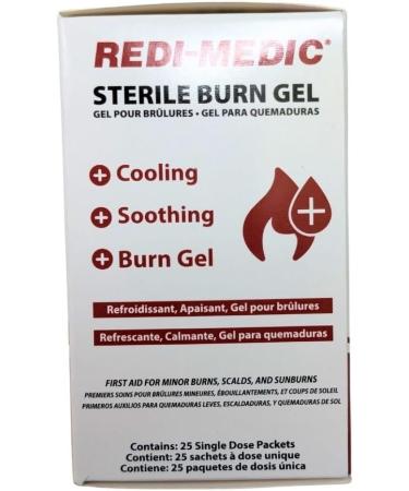 Sterile Burn Dressing - Cooling Hydrogel for Sunburn & Scalds - 25 Pack (3.5g Each) - Fast Relief for Emergencies - Buy Online on GoSupps.com