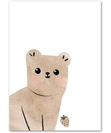 Lulupila Nursery Decor Poster Set - Animal Motifs Forest Animals for Boys & Girls - A4 Children's Wall Art Prints - Set of 6 - Buy Online on GoSupps.com