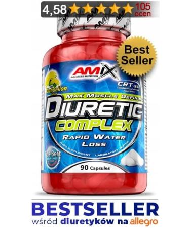 AMIX Diuretic Complex - 90 Capsules + Pill Box | Enhance Wellness & Support Healthy Water Balance - Buy Online on GoSupps.com