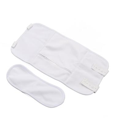 Buy Organic White Castor Oil Wrap Pack for Waist & Neck - Reusable Adjustable Promotes Relaxation & Digestion - International Shipping Available - Buy Online on GoSupps.com