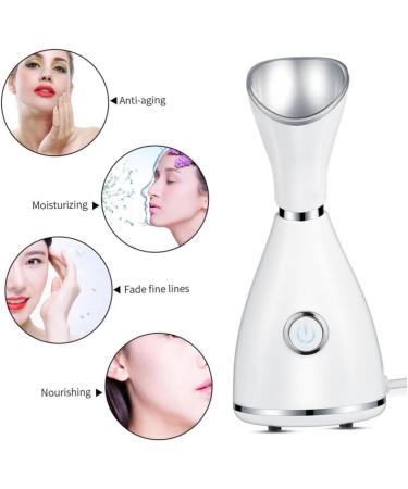 OHPHCALL Portapotty 1pc Beauty Steaming Face Instrument Hot Spray Hydrating Facial Sprayer Nano Cleansing Instrument Household Steaming Face Instrument Cosmetic Face Steamer White - Buy Online on GoSupps.com