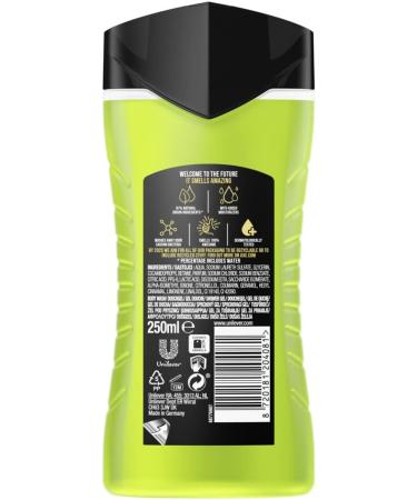 Unilever Germany Axe 3in1 douchegel & shampoo Epic Fresh 250 ml - Buy Online on GoSupps.com