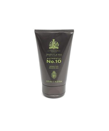 Truefitt & Hill Sensitive Shave Gel - No. 10 - Traditional Formula to Reduce Redness and Swelling Soothes and Calms Irritated Skin and Razor Burn for a Gentle Cooling Shave - 4.2 oz.