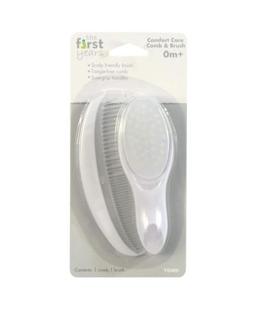 The First Years American Red Cross Baby Comb and Hair Brush Set - Gentle & Tangle-Free - Baby Grooming Essentials - Buy Online on GoSupps.com
