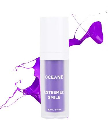 Purple Teeth Whitening Toothpaste Teeth Whitener Purple Toothpaste Stain Removal Colour Corrector Teeth Whitening Enhancer