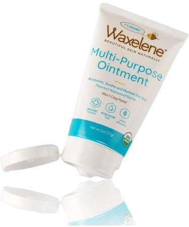 Waxelene Organic Multi-Purpose Ointment - Travel & Lip Tube | Natural Lip Balm and Skin Moisturizer - Buy Online on GoSupps.com