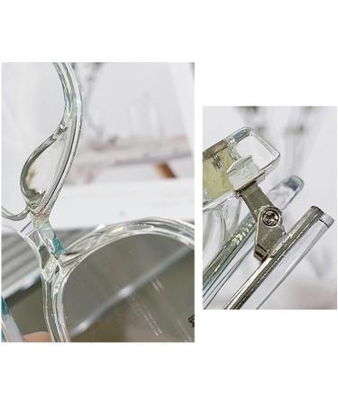 PARWANA Anti Blue Light Large Eyewear - Stylish Metal Reading Glasses for Men & Women | Anti Glare Computer Readers +100 Clear-Gray - Buy Online on GoSupps.com