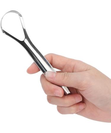 Stainless Steel Tongue Scraper Set - 2 Portable Reusable Tongue Cleaners for Fresh Breath | Ideal for Adults - Buy Online on GoSupps.com