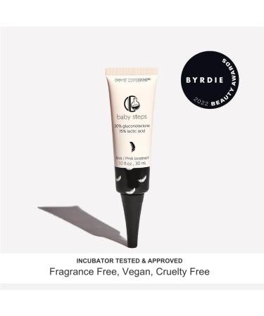 Chemist Confessions AHA/PHA Baby Steps Exfoliation Treatment - Face Peel Mask & Booster for Dry/Sensitive Skin - Smooth & Brighten Complexion 1 Fl Oz - Buy Online on GoSupps.com