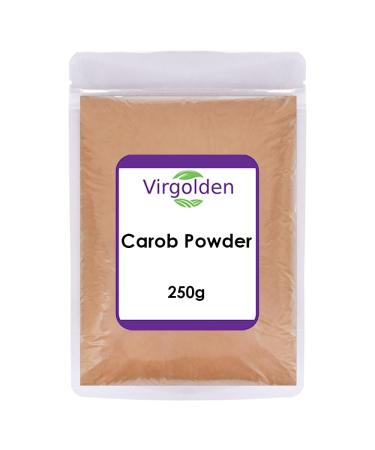 Carob Powder 250g by Virgolden - Perfect for Baking Smoothies and Prefect for Protein Energy Bars