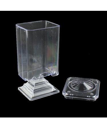 Transparent Acrylic Cosmetic Storage Box for Cotton Pads Makeup Nail Polish & Remover Organize Your Beauty Products Internationally - Buy Online on GoSupps.com