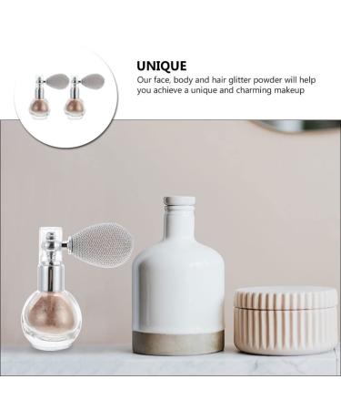 KALLORY 2pcs Glitter Spray Mist Bottles for Hair Body & Face Perfect Makeup Accessories for Highlighter & Fragrance | International Shipping Available - Buy Online on GoSupps.com