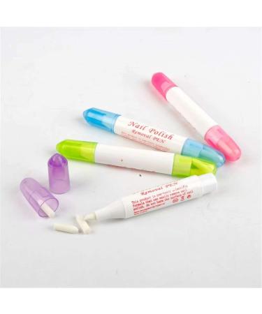4 Pack Nail Art Gel Polish Remover Pen with 3 Tips - Clean and Correct Nail Polish Easily - Buy Online on GoSupps.com
