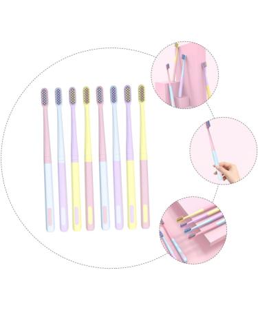 Healeved 8-St Macaron Toothbrush - Reusable Soft Micro Tooth Brushes for Sensitive Teeth | Travel-Friendly Hiking Toothbrush - Buy Online on GoSupps.com