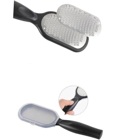 Healeved 2pi ces Exfoliateur De Acier Inoxydable Avec Couvercle liminateur De Peaux Mortes Et Callosit s Pour Hommes Et Femmes 1 unit (Lot de 1) - Buy Online on GoSupps.com