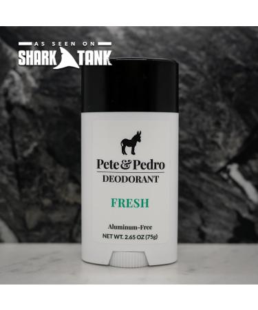 Pete & Pedro FRESH Deodorant 2.65 oz & REBEL Eau de Parfum 3.4 oz Combo - Natural Aluminum-Free Deodorant for Long-Lasting Freshness | Bold Citrus & Woody Fragrance for a Lasting Impression - Buy Online on GoSupps.com