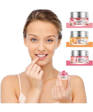 Lip Scrub Exfoliator Lip Overnights Moisturizer Sleeping Cream Lip Repair Balm Strawberry - Buy Online on GoSupps.com