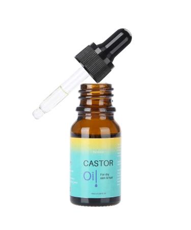10ml Natural Castor Oil Hair Growth Serum - Essential Moisturizer for Eyebrow & Eyelash Nourishment | International Shipping - Buy Online on GoSupps.com