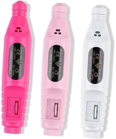 minkissy driller Manicure tools major sander power tool nail tool polisher portable nail art gel power tools wireless hand wisking tool drill nail manicure 13.8*2.8cm Rosy - Buy Online on GoSupps.com