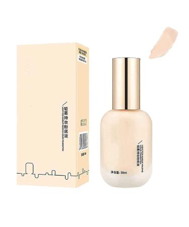 Fond de teint hydratant imperm able et l ger longue dur e fond de teint liquide fond de teint pour le contr le de l'huile mat 30 ml (naturel) 30 ml (Lot de 1) naturel