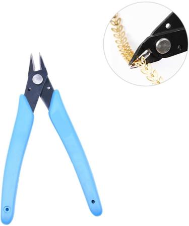 FOMIYES Nail Care Supplie Cuticle Fingernail Clippers Toenail Toenail Nippers Toenail File Fingernail File Rhinestone Outfit Fashion Jewelry Diagonal Pliers Manicure Blue 13*5cm - Buy Online on GoSupps.com