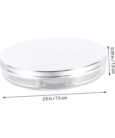 POPETPOP 4 Pcs Loose Powder Box Mini Containers Bath Powder Case 5g Powder Case Sample Travel Ultra Thin 7.5x7.5cmx2pcs Silverx2pcs - Buy Online on GoSupps.com