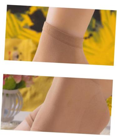 BIUDECO Heel Protectors Heel Moisturizing Cracked Heel Repair Gel Heel Guard Heel Cover Heel Moisturizer Cracked Heel Socks Open Toe Socks Dry Heel Socks Gel Heel Sleeve Half Socks Foot - Buy Online on GoSupps.com