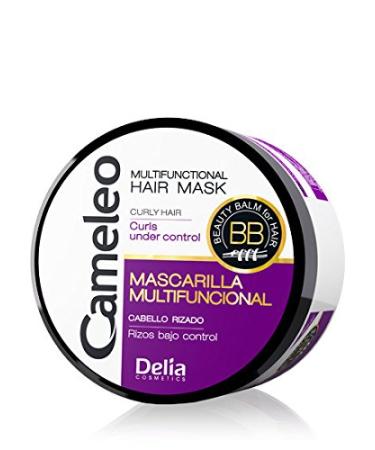 Cameleo - multifunctional keratin anti frizz mask for curly and rebellious hair with argan oil and keratin - increased elexibility & softness - 500ml