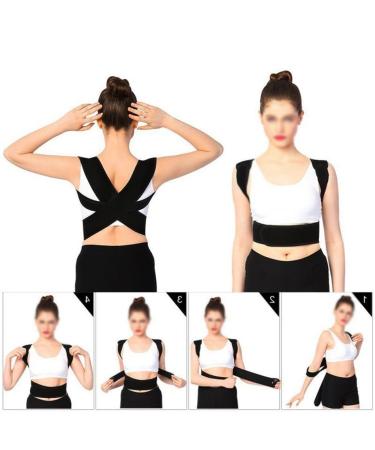 mdlian X-type Hunchback Correction Belt | Thin Breathable Adult Back Brace for Posture Support | Locking Strap | International Shipping - Buy Online on GoSupps.com