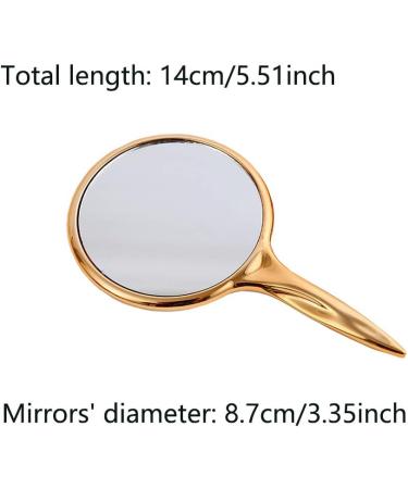 HDMirrorr Portable Makeup Mirror Set - 2 Handheld Cosmetic Mirrors for Home & Outdoor - Perfect Gift for Valentine's Day Anniversaries & Birthdays - Buy Online on GoSupps.com