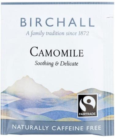 Birchall Tea Bags Camomile Tea Pure Camomile Herbal Tea for Calming the Mind and Body Box of 250 Enveloped Plant-Based Tea Bags - Buy Online on GoSupps.com