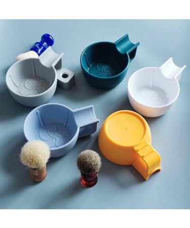 Laimoere Shaving Bowl for Men - Ergonomic Handle Elegant Design Perfect for Wet Shaving - Barber Shop Quality in Blue - Buy Online on GoSupps.com