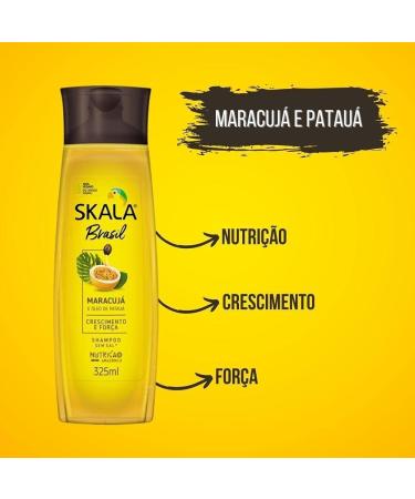 -SKALA EXPERT- MARACUJA SHAMPOO and PATAUA OIL -325ml- 100% Vegan - Accelerates hair growth and reduces FRIZZ- - Buy Online on GoSupps.com