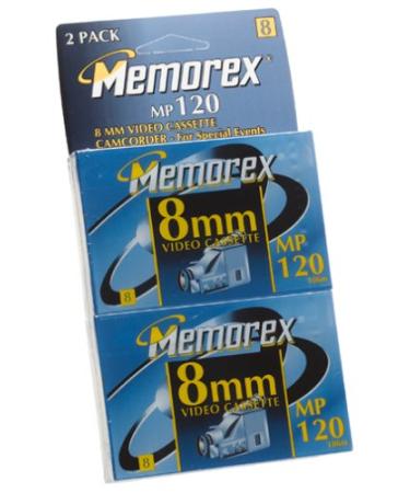 Memorex 120-Minute 8mm Video Tape (2-Pack) (Discontinued by Manufacturer)