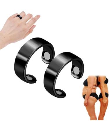 Eomsky 2-Pack Magnetic Ring Set | Lymphatic Drainage & Blood Sugar Control | Adjustable Weight Loss Slimming Rings for Men & Women - Buy Online on GoSupps.com