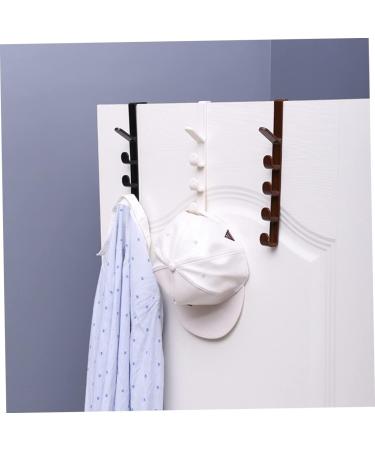 Zerodeko 3pcs 5 Door Hanging Rack Hooks Towel Hook White Multifunction medium White - Buy Online on GoSupps.com