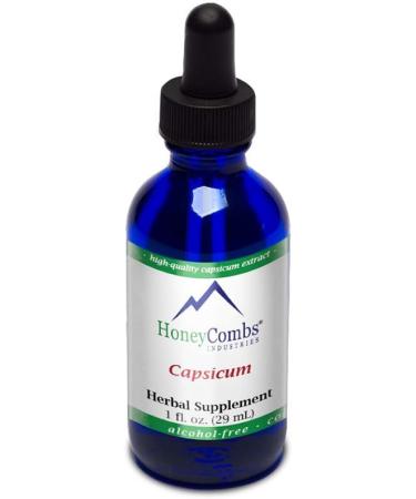 HoneyCombs Liquid Capsicum/Cayenne Pepper Supplement to Support Blood Flow & Heart Health - Organic Cayenne Pepper Drops Alcohol-Free Cold Pressed Cayenne Pepper Organic Liquid 8 Fl Oz. 8 Fl Oz (Pack of 1) - Buy Online on GoSupps.com