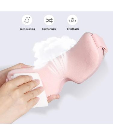 Abhi Electric Eye Massager with Heat & Vibration - Portable Relief for Eye Pollution & Circles - Foldable Pink Eye Care Device - Buy Online on GoSupps.com