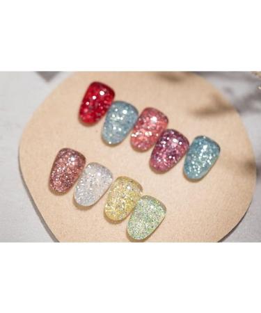 8g Broken Diamond Gel Nail Polish Glitter UV Soak Off Gel Varnish for Reflective Effect UV Nail Gel Lacquer - (Color: 4) - Buy Online on GoSupps.com