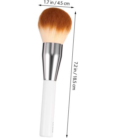 FRCOLOR Makeup Brush Foundation Brush Concealers Brush Synthetic Foundation Brush Highlighter Brush Blending Face Brush Eyeshadow Concealer Brush Cosmetic White Wooden Handle - Buy Online on GoSupps.com