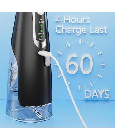 Buy Water Flosser for Teeth Cleaning - Rechargeable Oral Irrigator with 4 Modes IPX7 Waterproof 310ML Tank - Fast International Shipping - Buy Online on GoSupps.com